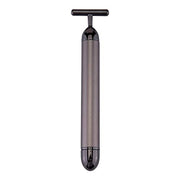 Gold T Shape Facial Massager for Skin Care and Face Lifting