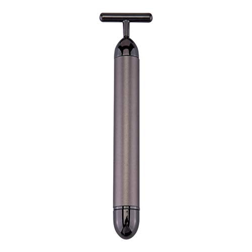Gold T Shape Facial Massager for Skin Care and Face Lifting