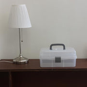 2 Tier Plastic Storage Box with Trays
