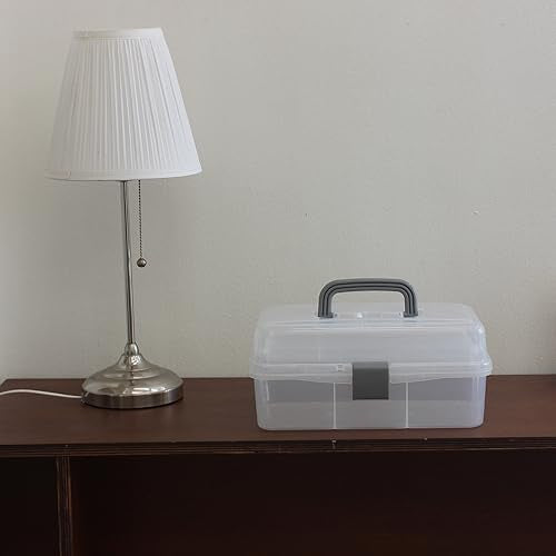 2 Tier Plastic Storage Box with Trays