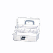 2 Tier Plastic Storage Box with Trays