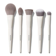 5 Piece Face Makeup Brush Set for Foundation Concealer Powder Bronzer