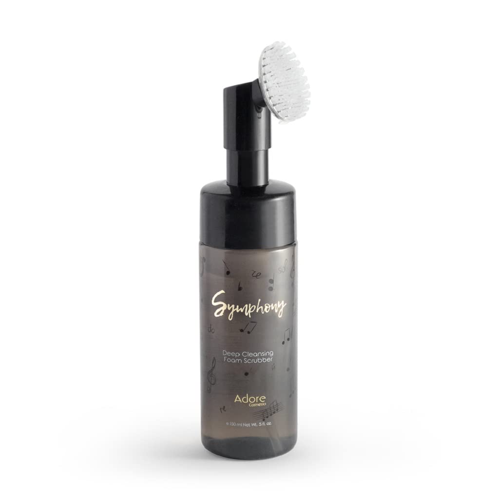 Deep Cleansing Foam Scrubber Facial Cleanser with Soft Brush