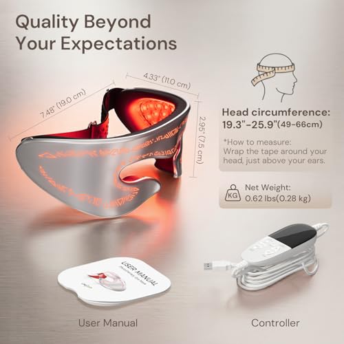 Red Light Infrared Eye Mask for Fatigue Dark Circles and Eye Bags