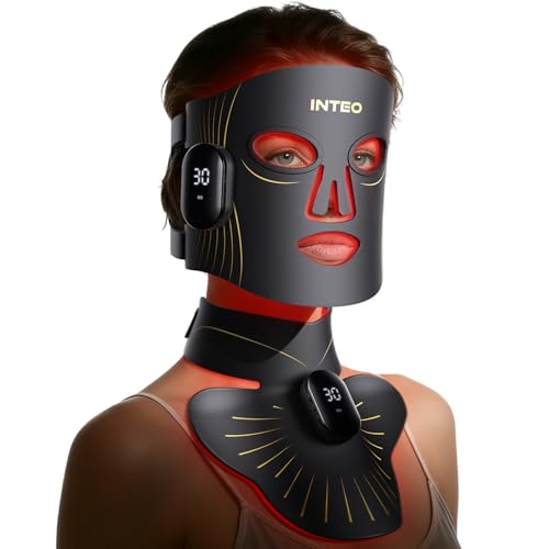 LED Light Mask for Face and Neck with 4 Light Modes 680 LEDs