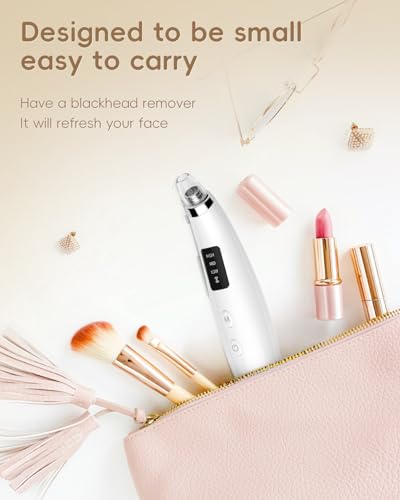 Blackhead Remover Pore Vacuum with 3 Suction Levels 5 Probes