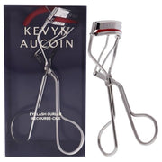 Wide Opening Stainless Steel Eyelash Curler with Red Cushions