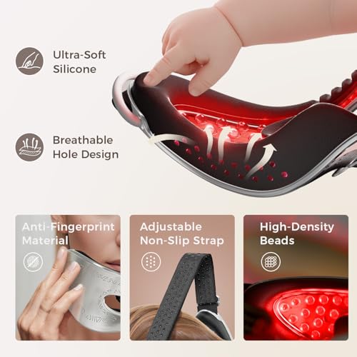 Red Light Infrared Eye Mask for Fatigue Dark Circles and Eye Bags
