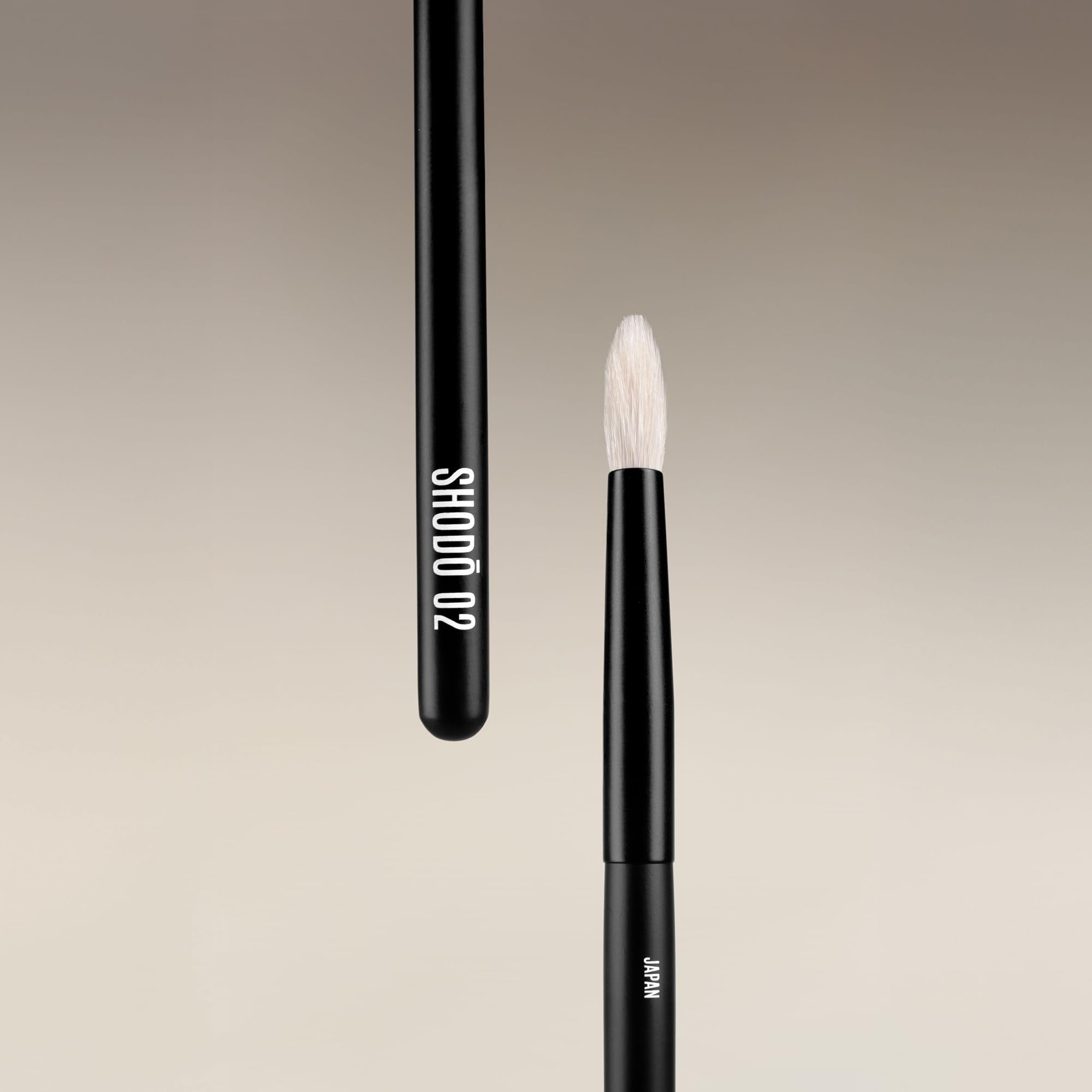 Handmade Japanese Shodo Eye Brush Set with Goat Hair for Detail