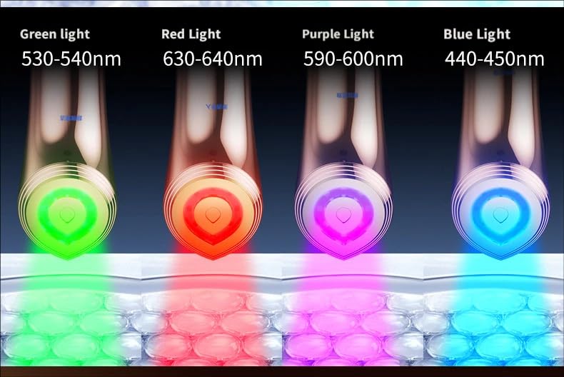 8 in 1 Facial Beauty Device Hot Cold LED Therapy Serum Infuser