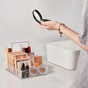 Clear Acrylic Makeup Palette Organizer with 7 Slots Storage