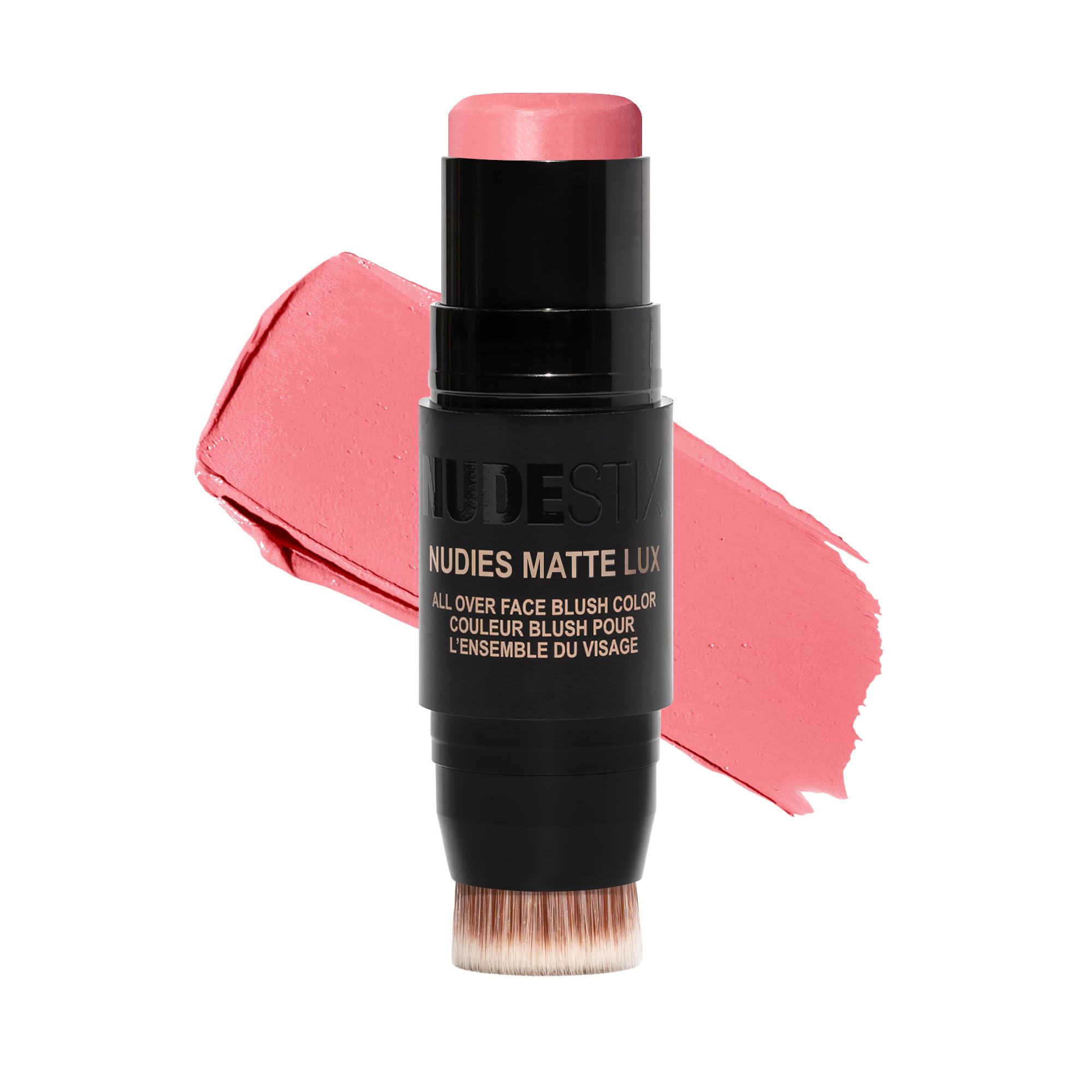 Three in One Matte Blush Stick for Cheeks Eyes Lips Cream Powder Blur