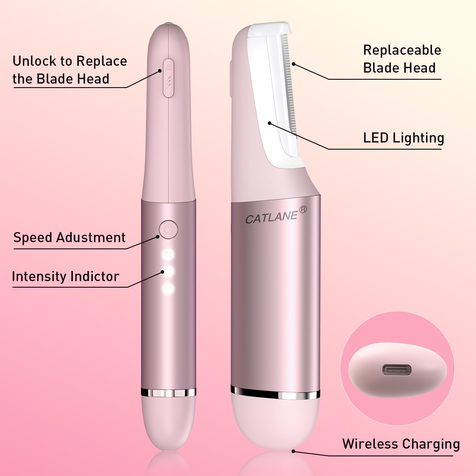 Facial Dermaplane Razor for Peach Fuzz Removal