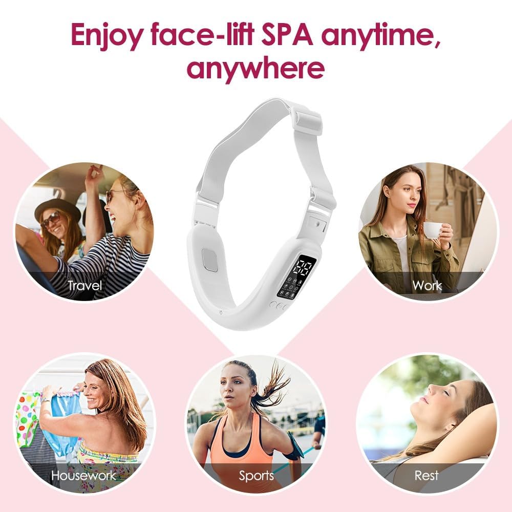 V Lift Facial Device 8 Modes Skin Tightening Face Lifting Tool