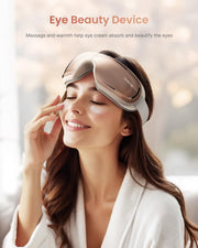 Eye Massager with Heat Cooling Voice Control and Temple Care