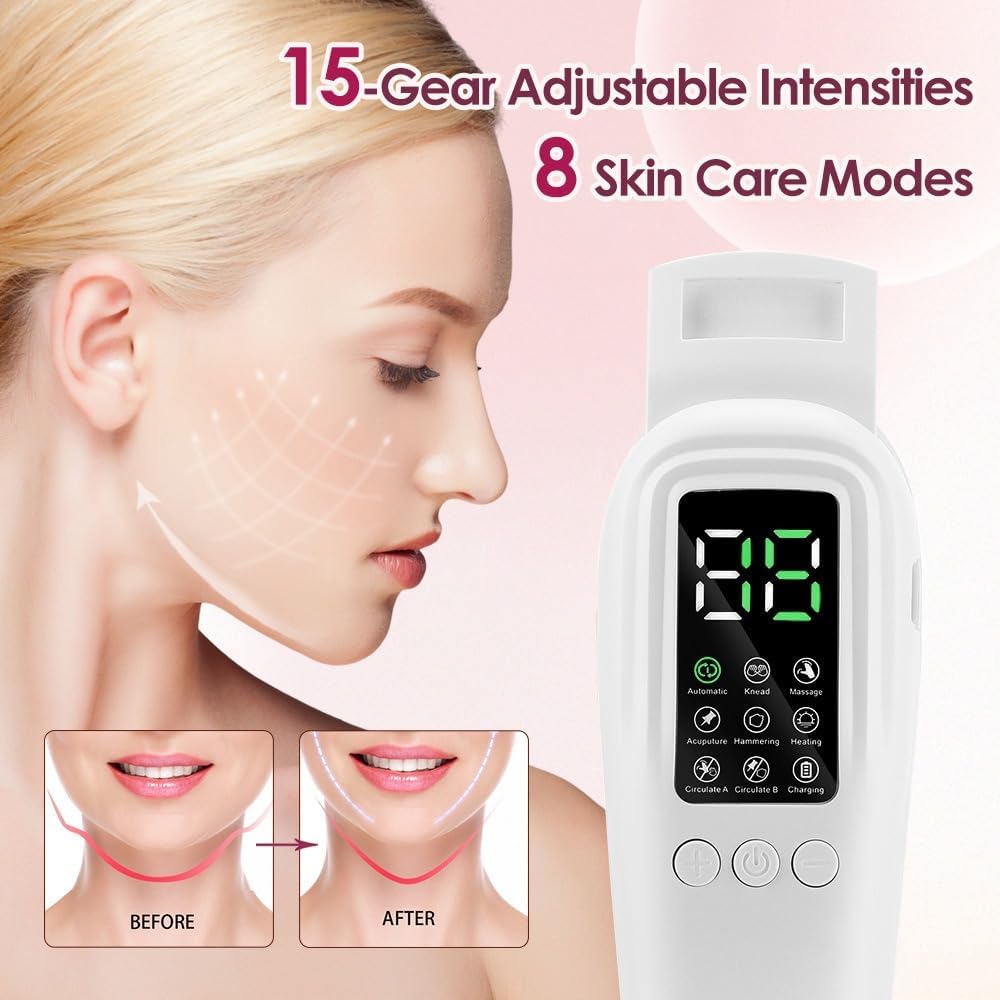 V Lift Facial Device 8 Modes Skin Tightening Face Lifting Tool
