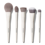 5 Piece Face Makeup Brush Set for Foundation Concealer Powder Bronzer