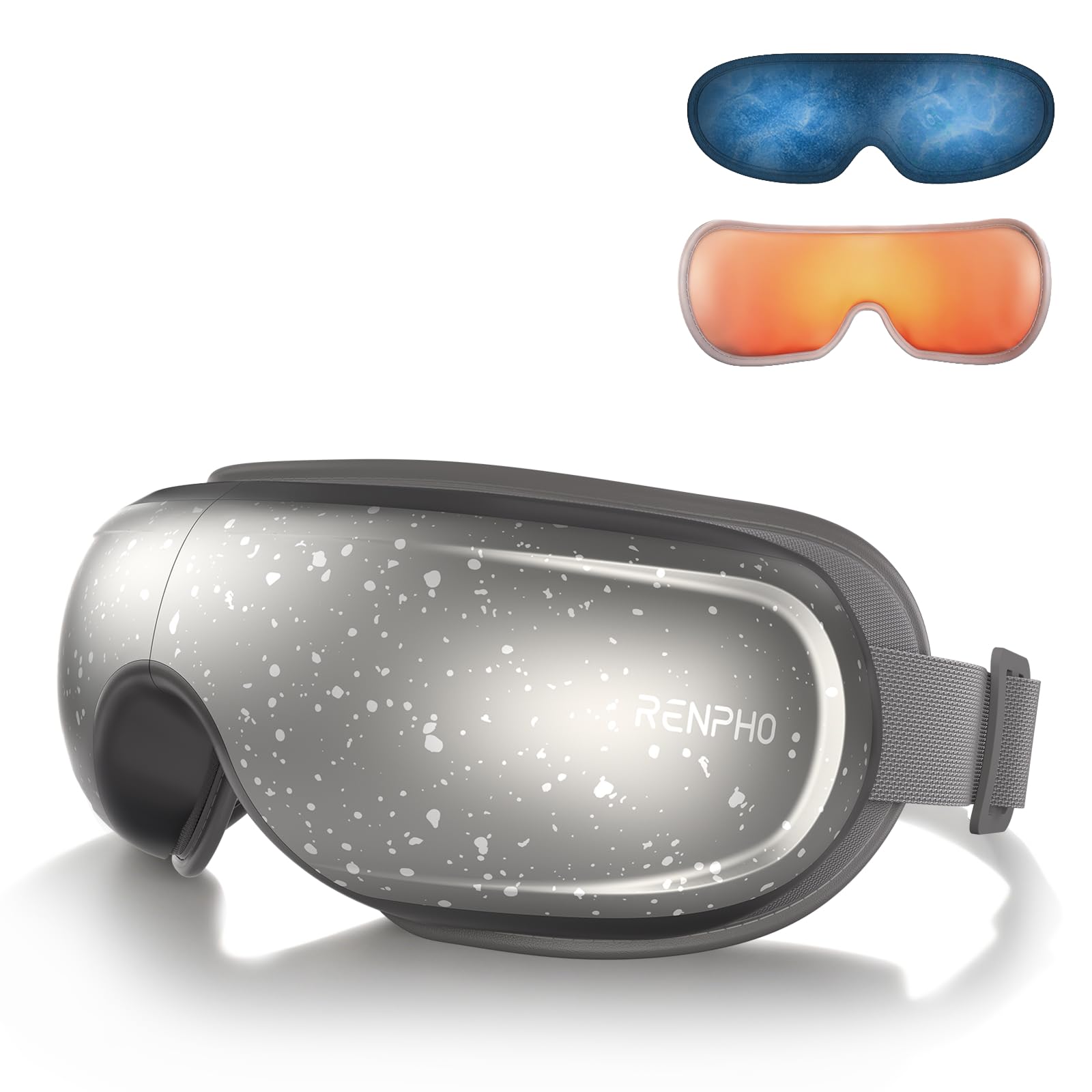 Eye Massager with Heat Cooling Voice Control and Temple Care
