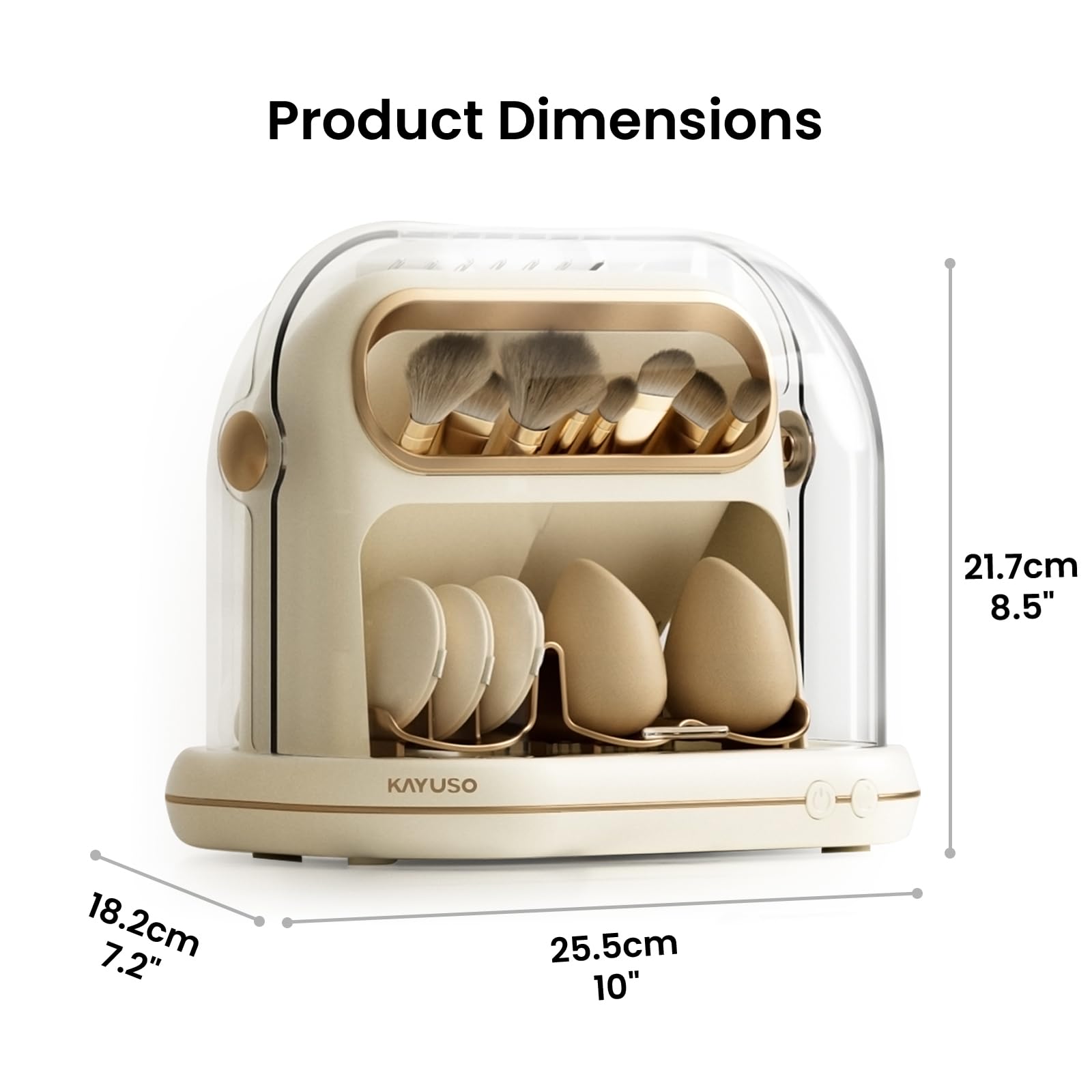 Automatic Electric Makeup Brush Dryer Storage and Cleaning Tool