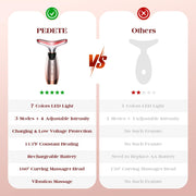 7 Color Red Light Therapy Facial Massager with Heat Vibration