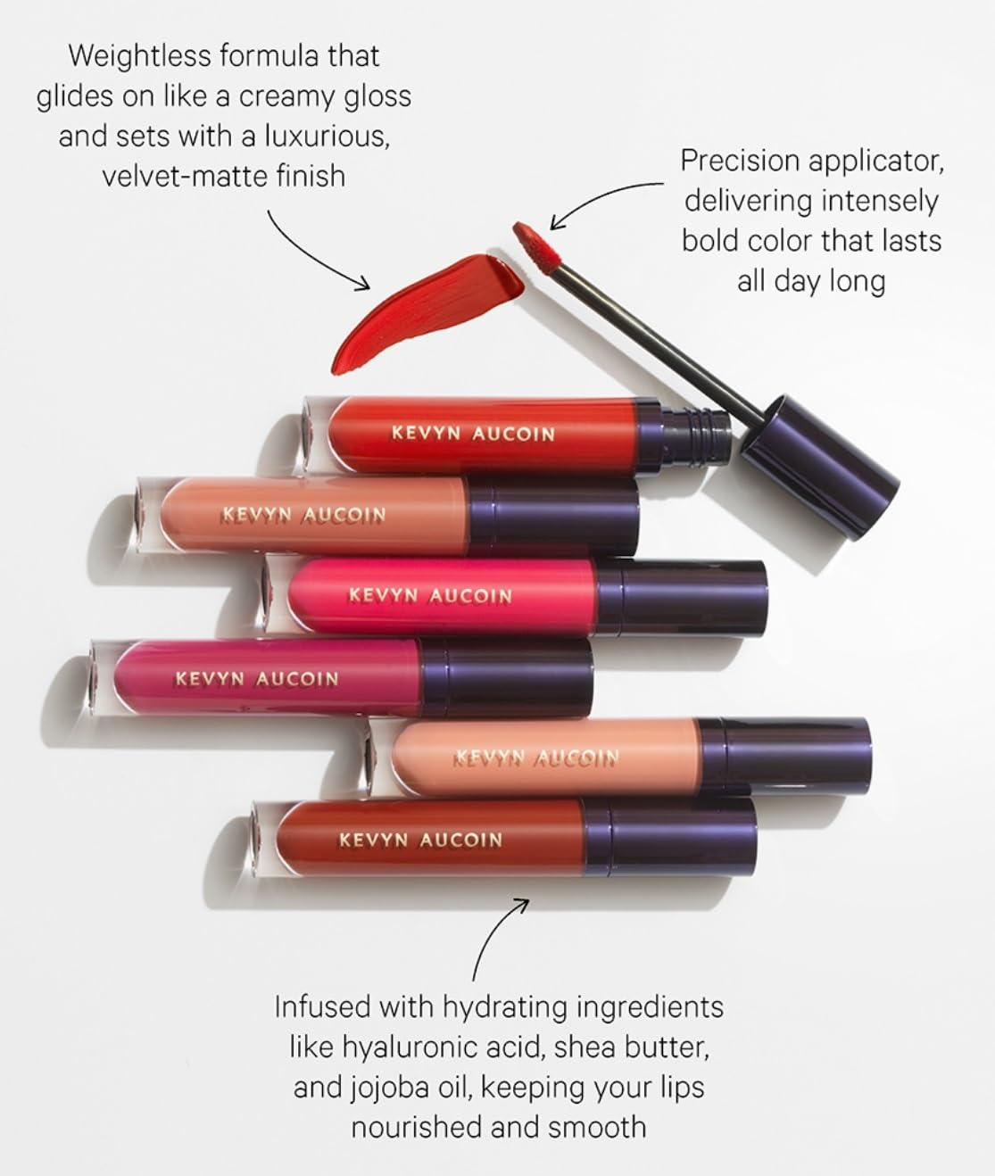 Velvet Matte Lip Paint with Smudge Proof Weightless Color