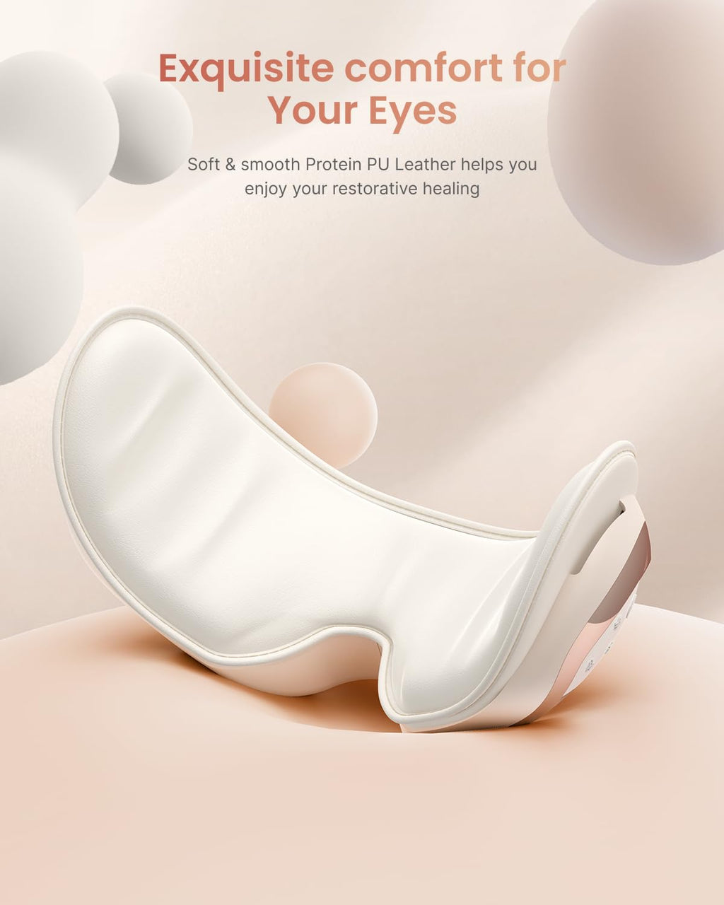 Eye Massager with Heat Cooling Voice Control and Temple Care