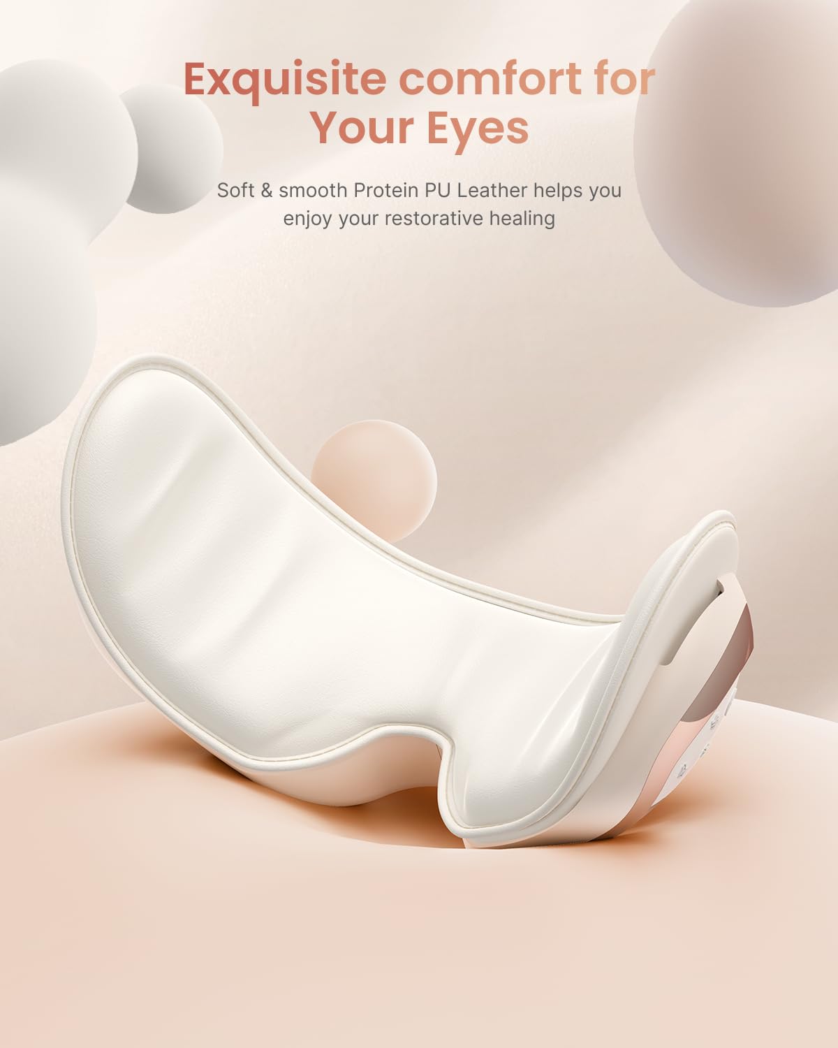 Eye Massager with Heat Cooling Voice Control and Temple Care