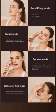 8 in 1 Facial Beauty Device Hot Cold LED Therapy Serum Infuser