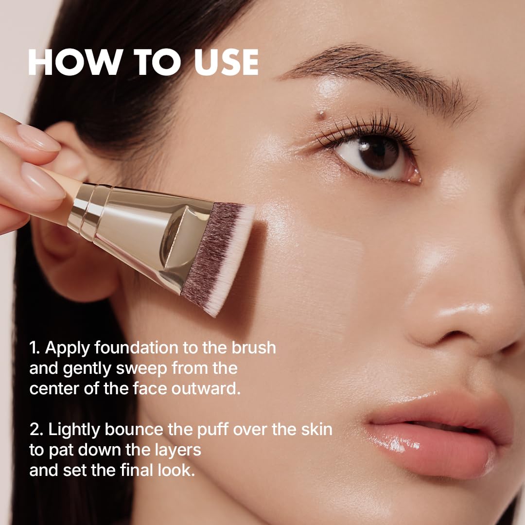 All Day Cover Duo with Flat Top Brush Sponge and Portable Case