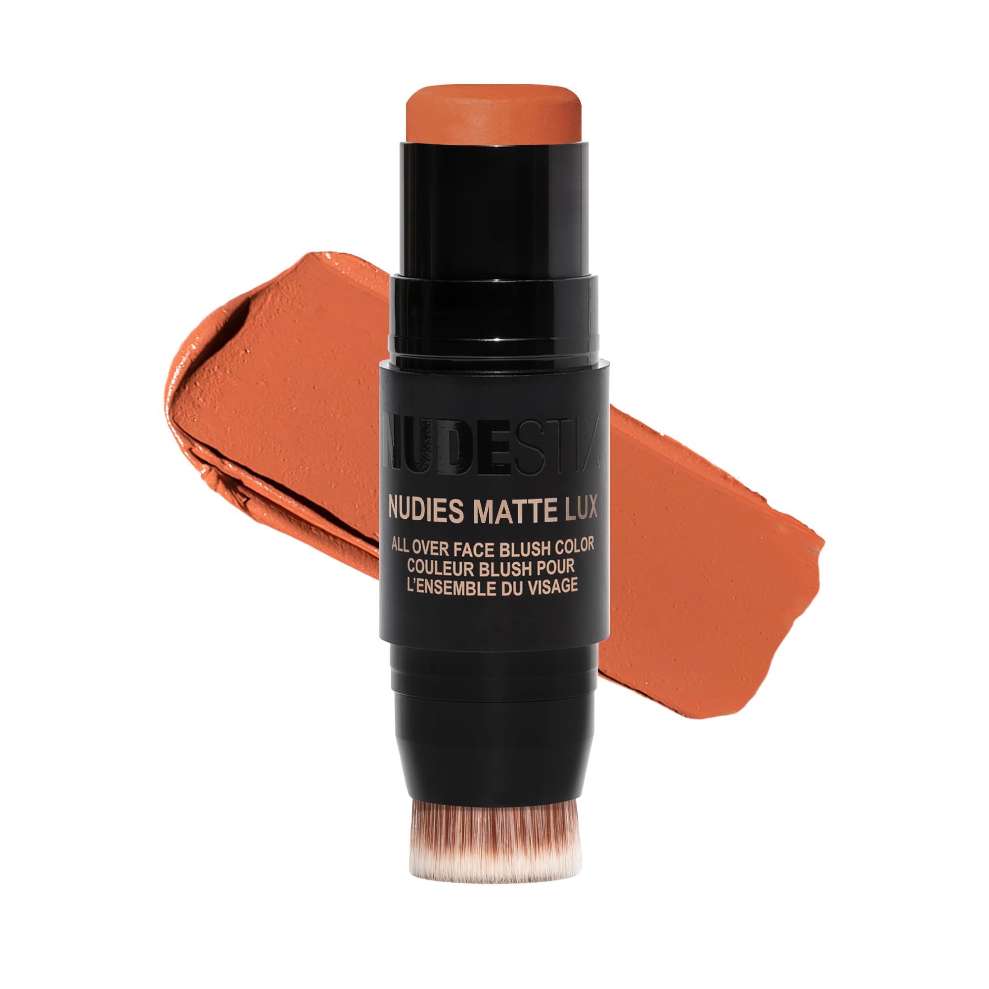 Three in One Matte Blush Stick for Cheeks Eyes Lips Cream Powder Blur