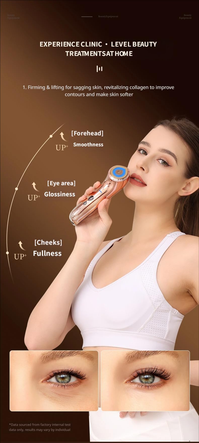 8 in 1 Facial Beauty Device Hot Cold LED Therapy Serum Infuser