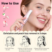 Facial Dermaplane Razor for Peach Fuzz Removal
