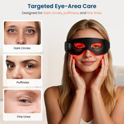 Red Light LED Eye Mask with 650nm Red and 850nm Infrared