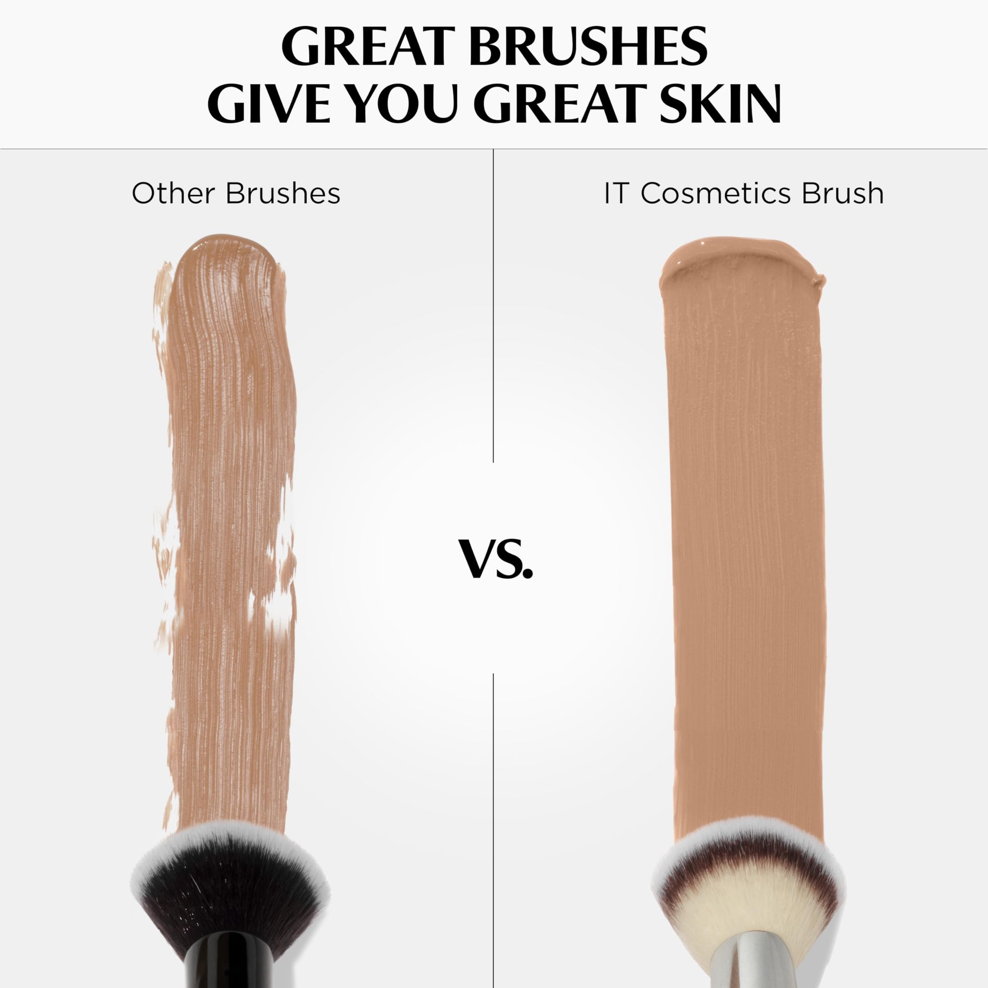 Dual End Complexion Brush for Foundation Concealer Contour Airbrush Finish