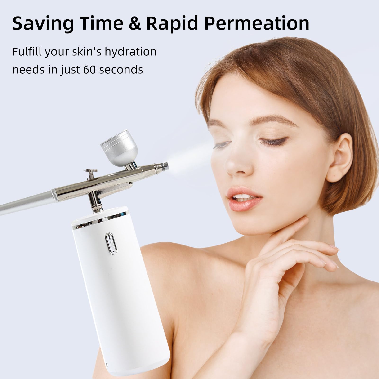 High Pressure Water Oxygen Facial Sprayer for Essence Infusion