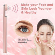 6 in 1 Red Light Facial Wand with Microcurrent Thermal Massage