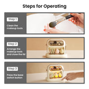 Automatic Electric Makeup Brush Dryer Storage and Cleaning Tool