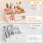 Large Makeup Organizer with Brush Holder