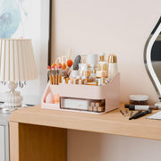 Large Makeup Organizer with Brush Holder