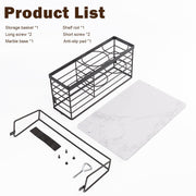 Movable Hair Tool Organizer with Dryer Holder Storage
