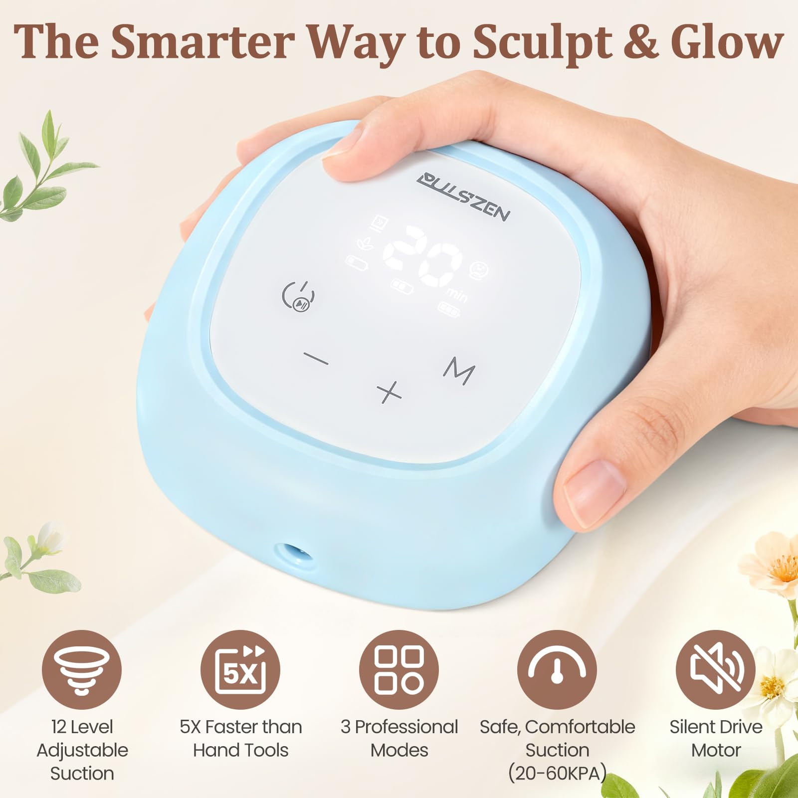 Electric Facial Cupping Set with Gua Sha Massage Tools