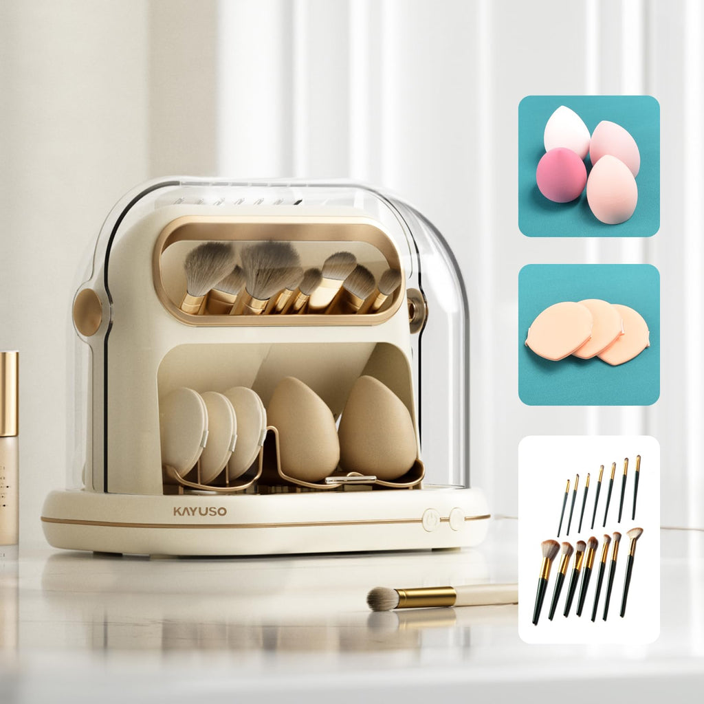 Automatic Electric Makeup Brush Dryer Storage and Cleaning Tool