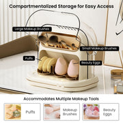 Automatic Electric Makeup Brush Dryer Storage and Cleaning Tool