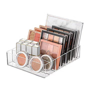 Clear Acrylic Makeup Palette Organizer with 7 Slots Storage