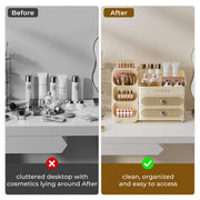 Makeup Organizer with Drawers for Skincare and Cosmetics