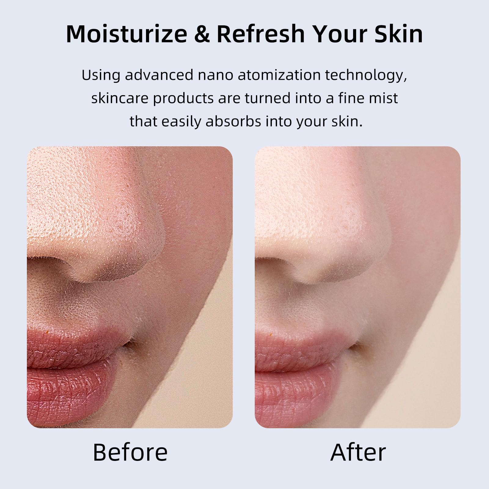 High Pressure Water Oxygen Facial Sprayer for Essence Infusion