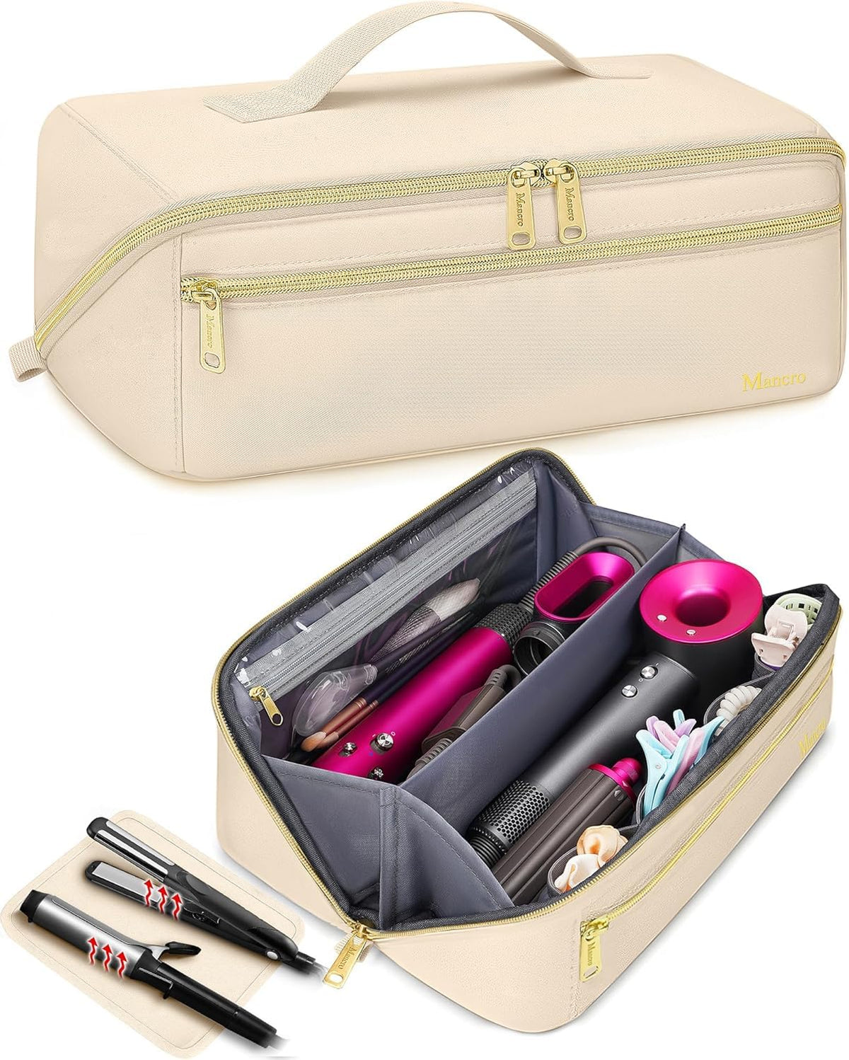 Hot Hair Tools Travel Bag with Heat Resistant Mat