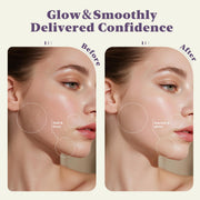 Rechargeable Sonic Facial Dermaplaning Tool with LED Light