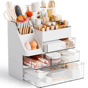 Large Makeup Organizer with Brush Holder