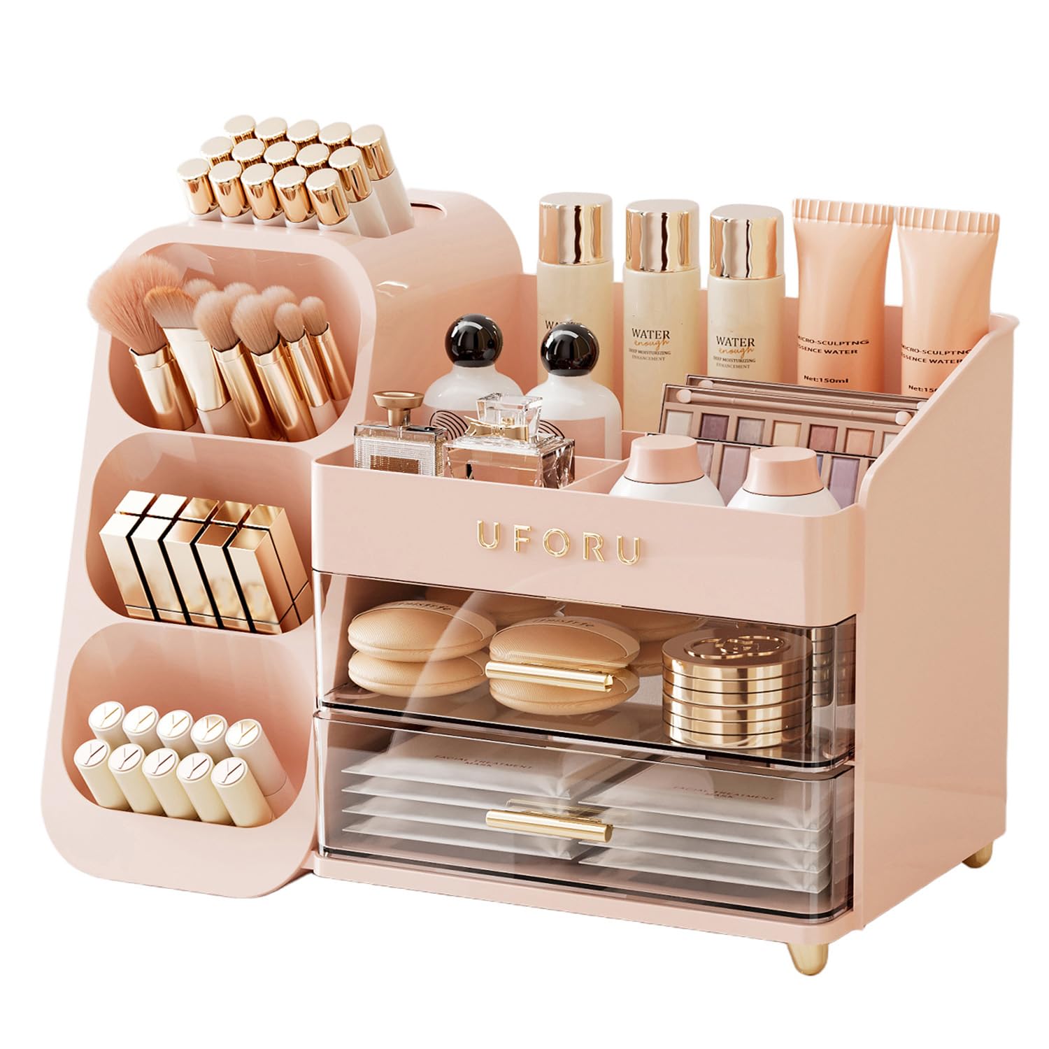 Makeup Organizer with Drawers for Skincare and Cosmetics
